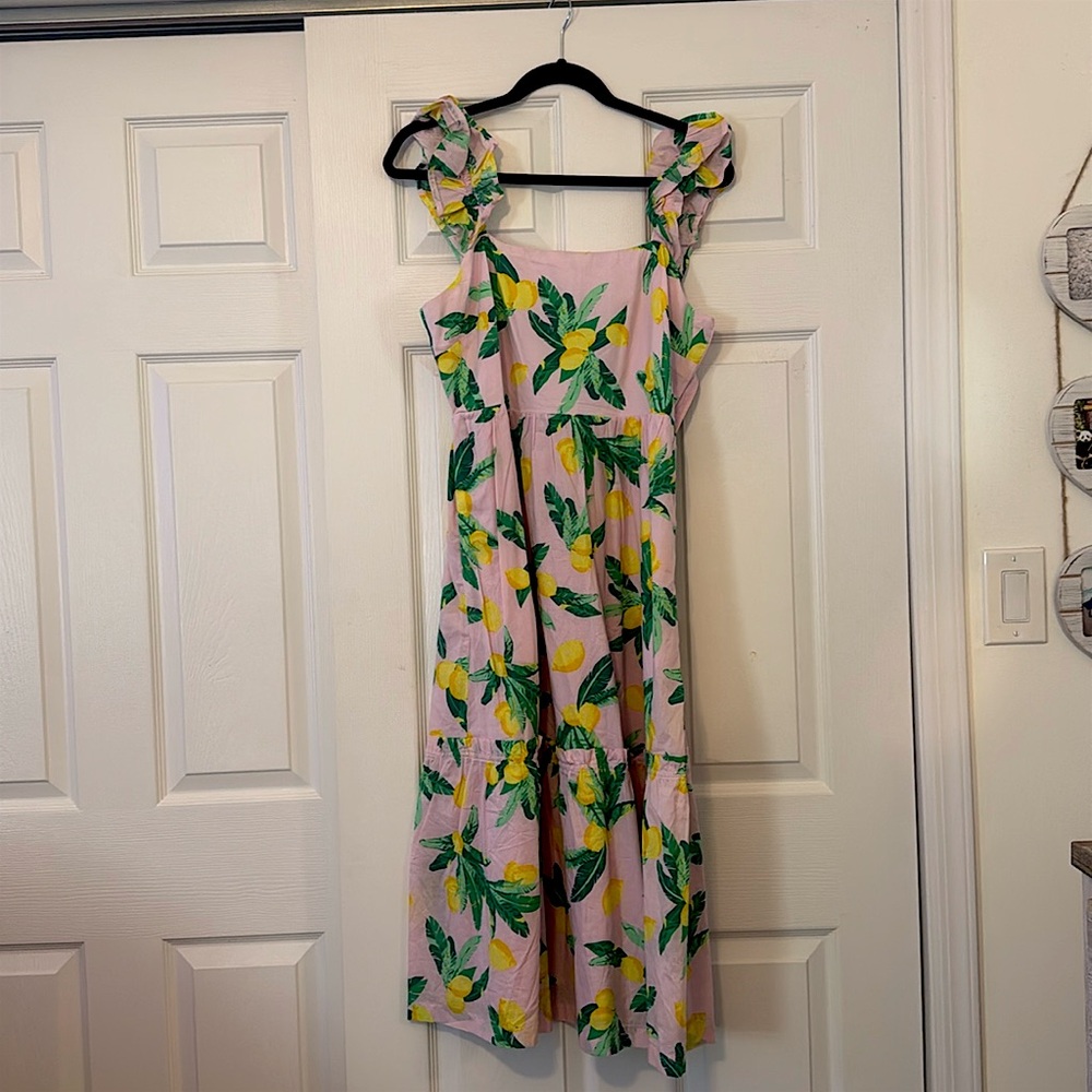 Lemon j crew midi dress